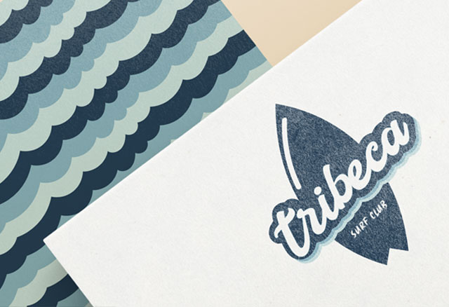 Logo Design Tribeca Surf Club