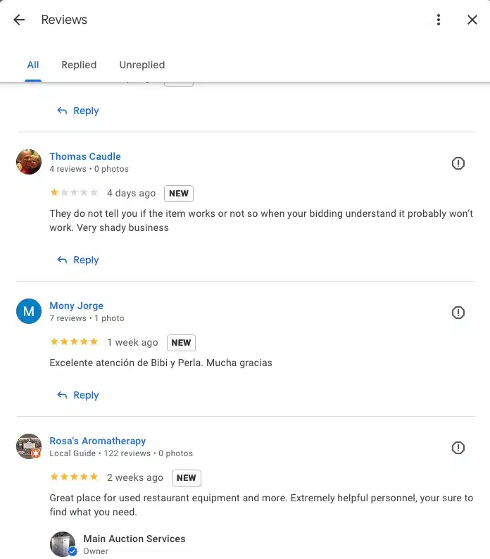 bad google review