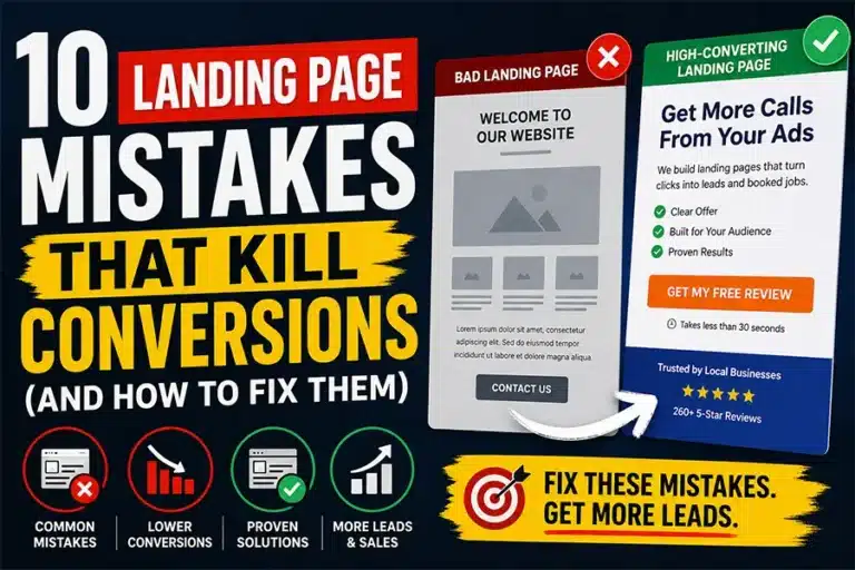 10 Landing Page Fixes That Turn Traffic Into Calls