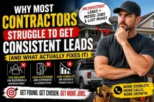 Why Contractors Struggle to Get Consistent Leads (And How to Fix It)