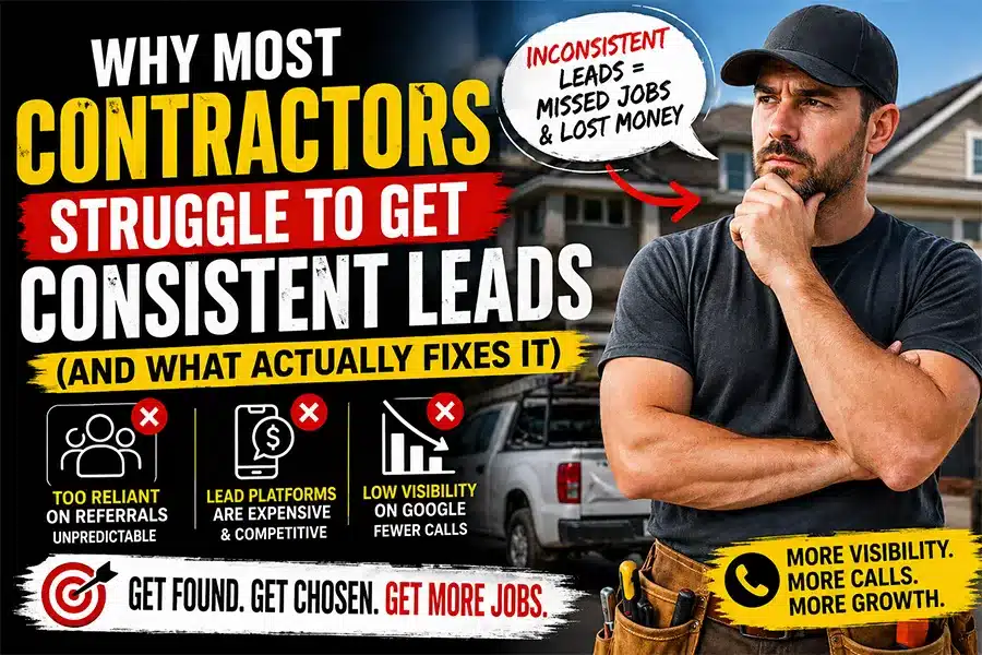 Why Contractors Struggle to Get Consistent Leads (And How to Fix It)