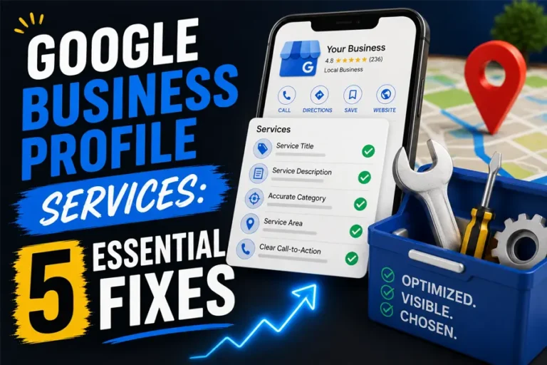 Google Business Profile Services: 5 Essential Fixes