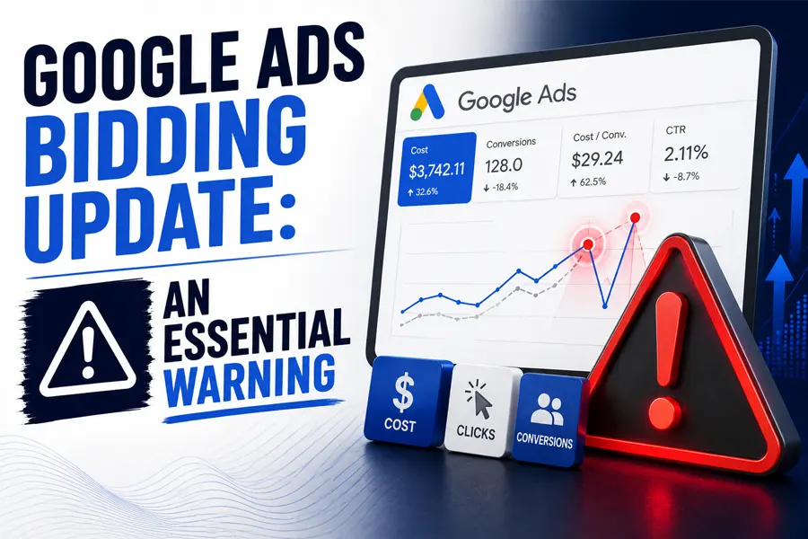 Google Ads Bidding Update: An Essential Warning