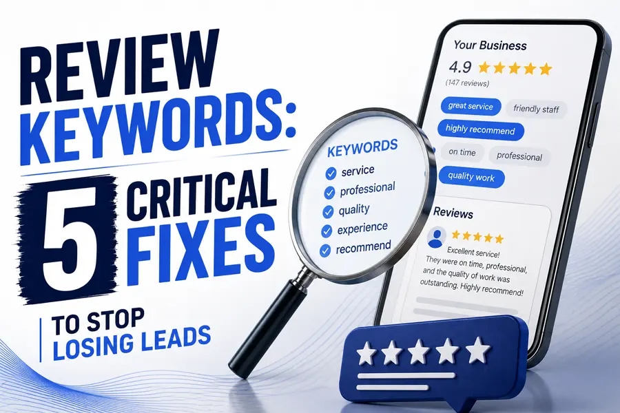 Review Keywords: 5 Critical Fixes to Stop Losing Leads