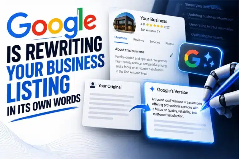 Google Is Rewriting Your Business Listing in Its Own Words