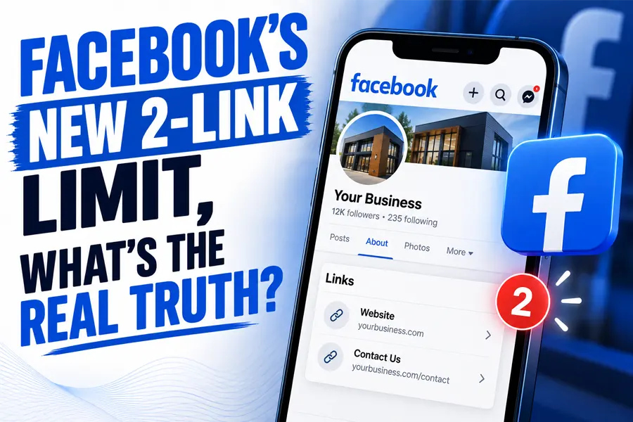 Facebook's new 2-link limit, what's the real truth?